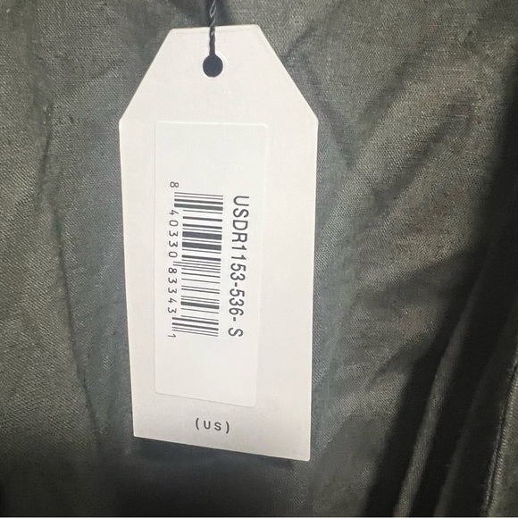 Universal Standard True wrap style dress in a linen blend, New with Tags - Picture 6 of 7